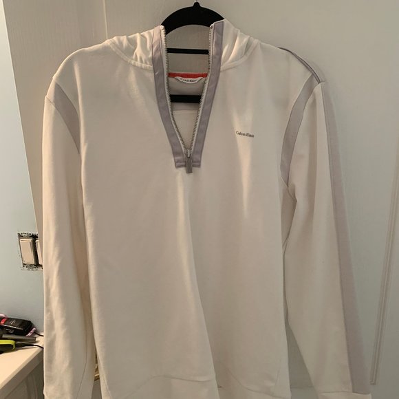 Calvin Klein Other - Calvin Klein White Men's Quarter Zip